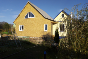 Пристройка каркасного типа 7х6 к старому дому