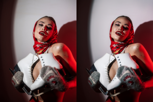 Пример ретуши