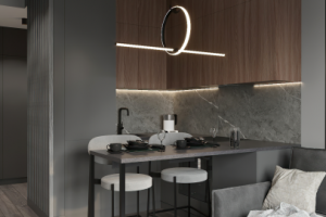 Дизайн-проект однокомнатной квартиры для молодого человека