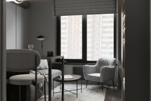 Дизайн-проект однокомнатной квартиры для молодого человека