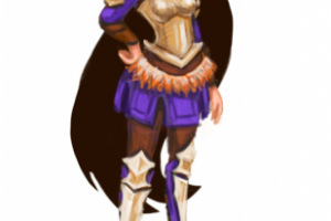 Скетч персонажа, Принцесса-воин