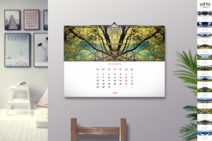 Дизайн перекидного календаря