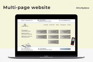Многостраничный сайт аутсоринговой компании
