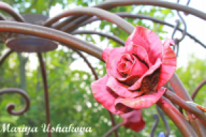 Кованая роза