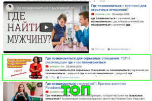 Топ Яндекс.Видео по запросу