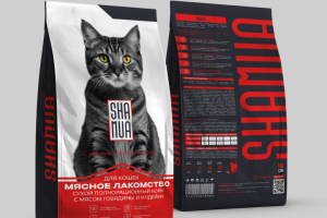 Упаковка премиум корм для домашних питомцев