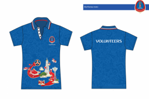 Визуализация формы волонтеров Fifa для Ростова-на-Дону