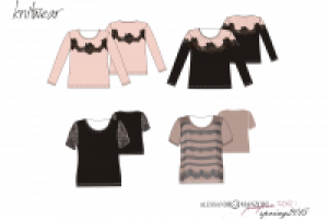 трикотаж Alessandro Manzoni purpur