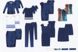 Эскизный проект Alessandro Manzoni purpur весна/лето 2015