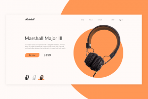 Магазин наушников Marshall