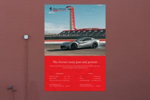 Плакат для музея Lamborghini