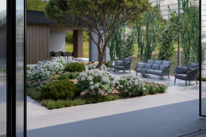 Благоустройство территории частного дома