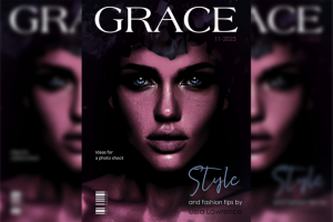 Дизайн обложки журнала/баннер