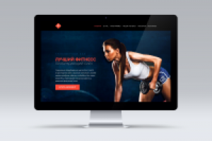 Дизайн landing page для фитнес клуба