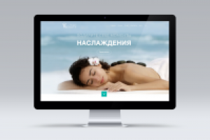 Дизайн landing page для спа салона