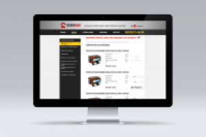 Дизайн сайта каталога для компании Stroyrent (Киров)