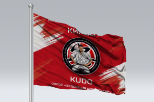 логотип на флаге кировского отделения КУДО