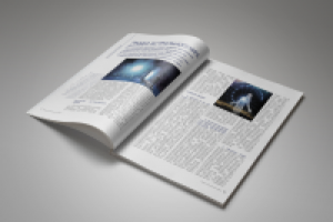 пример вёрстки журнала - разворот