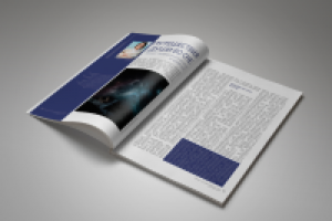 пример вёрстки журнала - разворот