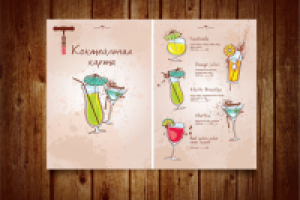 Разработка дизайна барной карты