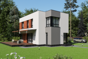 Визуализация модульного дома