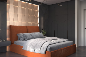 Спальня в квартире 80 м2