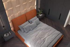 Спальня в квартире 80 м2