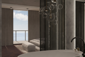 Спальня с ванной