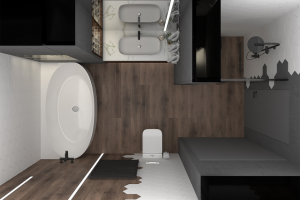 Дизайн проект санузла