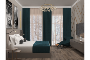 Гостевая спальня в частном доме