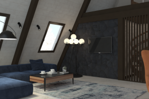 Дизайн дома для базы отдыха у Озера