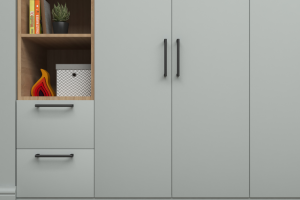 3д визуализация шкафа в детской