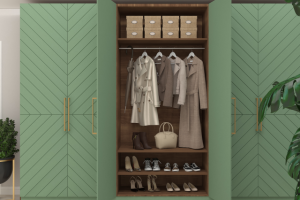 Зд визуализация шкафа в прихожей