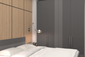 Визуализация шкафа в интерьере