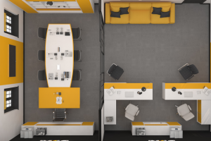 3д визуализация офиса