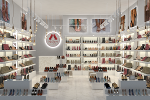 Дизайн обувного магазина