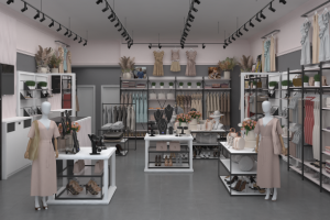 Визуализация магазина одежды 7