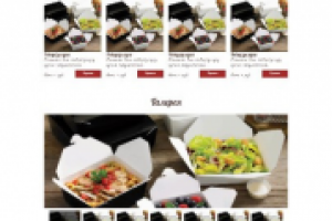 Образец сайта кейтеринговой компании