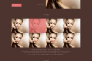 Образец сайта маникюрного салона