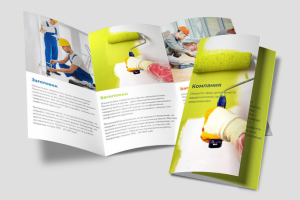 Образец евробуклета строительной фирмы