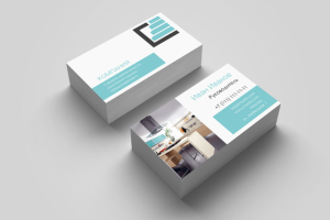 Образец визитки магазина мебели