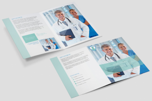 Образец буклета А5 медицинской компании