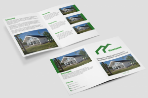 Образец буклета А5 строительной компании
