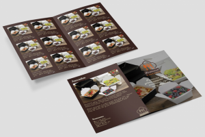 Образец буклета А5 кейтеринговой компании