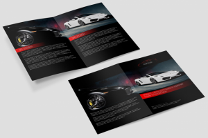 Образец буклета А5 автомобильной компании