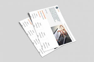 Образец листовки "Компьютерный сервис, ремонт"