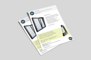 Образец продающей рекламной листовки "Окна"