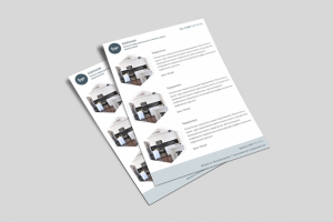 Образец листовки-каталога "Кухни, мебель"