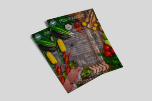 Образец листовки "Открытие продуктового магазина"