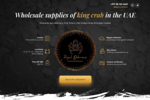 Сайт на английском языке для международной оптовой компании